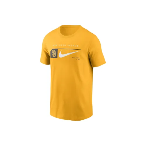nike SAN DIEGO PADRES Команда Swoosh LOCKUP T-Рубашка Мужская Лимон