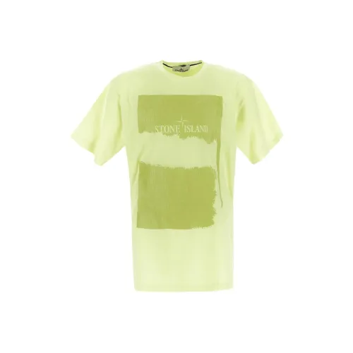 STONE ISLAND SS24 T Рубашка Мужская Желтая