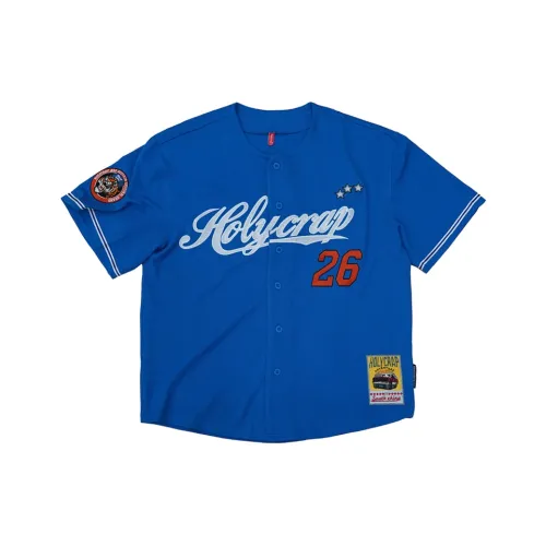 Holycrap Синий Унисекс Футболка