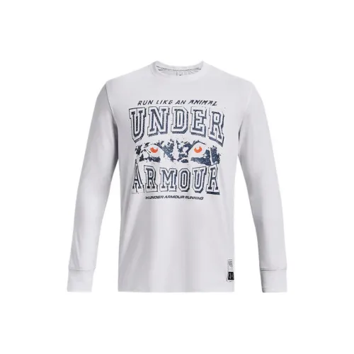 Under Armour RUN LAA Белый Мужской T-Рубашка