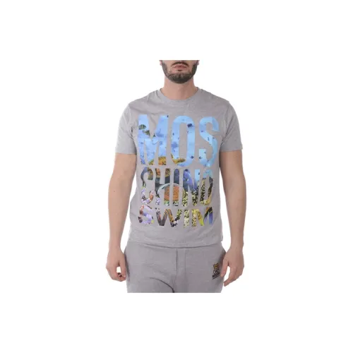 MOSCHINO Серые Мужские T-Рубашки