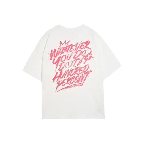 RIGORER Круглый вырез Короткий рукав T-рубашки Унисекс