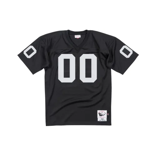 MITCHELL NESS Аутентичный Jim Otto Oakland Raiders 1967 Джерси T Рубашка Мужская Черная