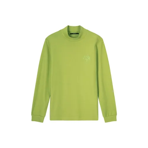 DAVID NAMAN Зеленый Мужской T-Рубашки