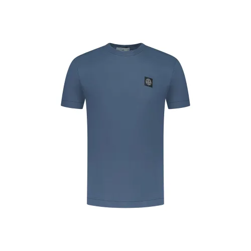 STONE ISLAND Рубашка Мужская Синяя