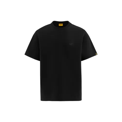 CAT Черная мужская футболка