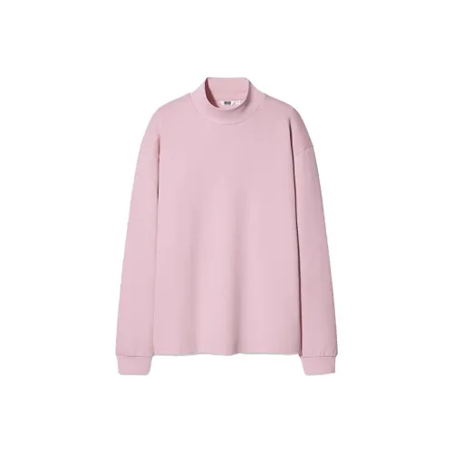 UNIQLO Пастельно-розовые унисекс футболки