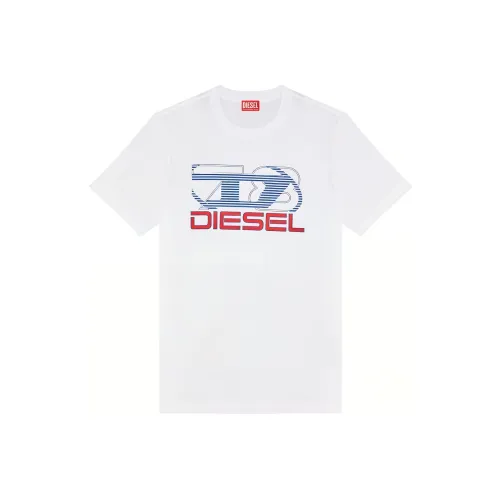 DIESEL Белая Мужская T-Рубашка