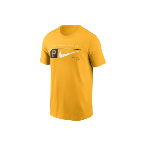 nike Pittsburgh Pirates Команда Swoosh LOCKUP T-Рубашка Мужская Золотая