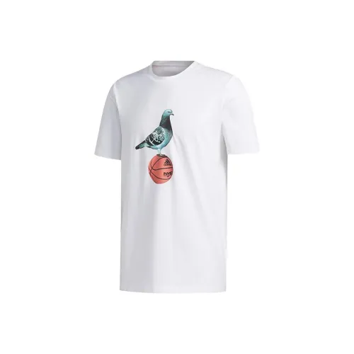 Adidas Белая Мужская Футболка