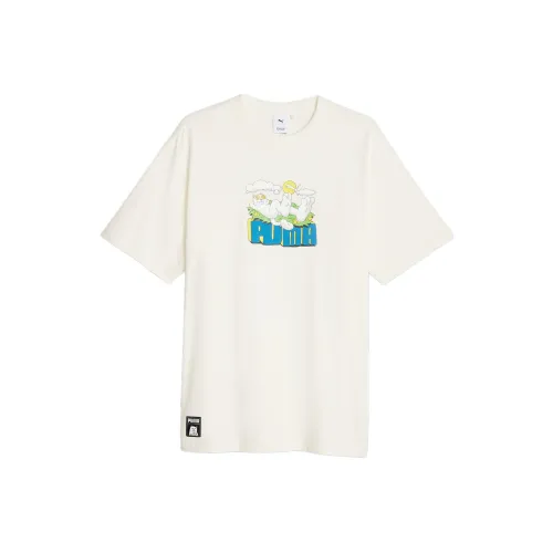 PUMA X RIPNDIP Co Бренд Серия T Рубашка Мужская Белая