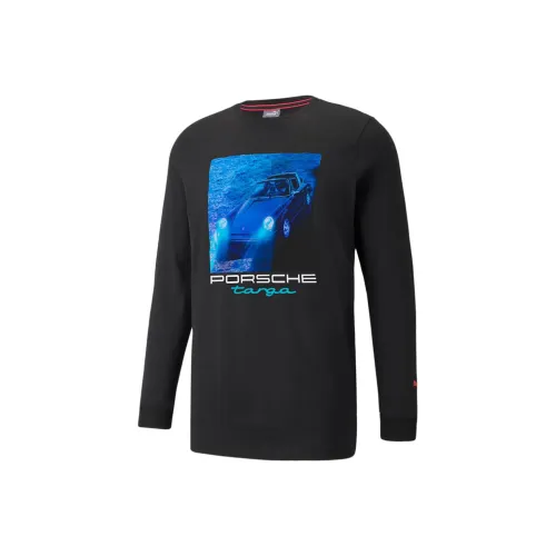PUMA Porsche Мужская Черная T-Рубашка