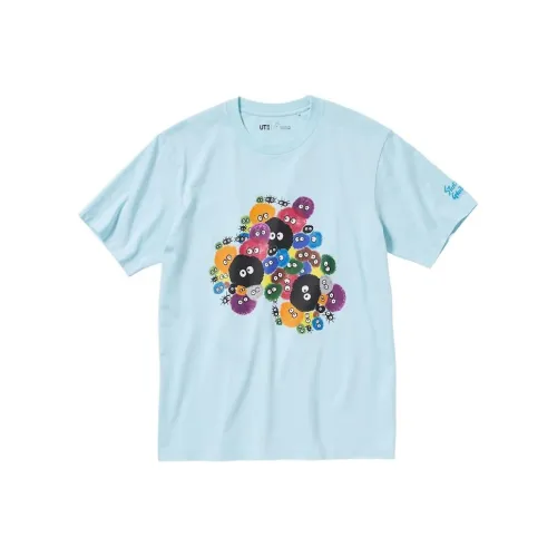 UNIQLO Studio Ghibli Co titled Series T Рубашка Unisex Light Синий