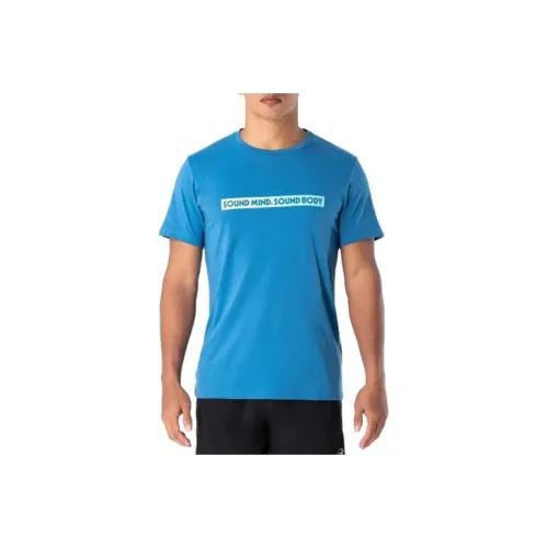 Asics T-Shirt Мужская Rebirth Blue