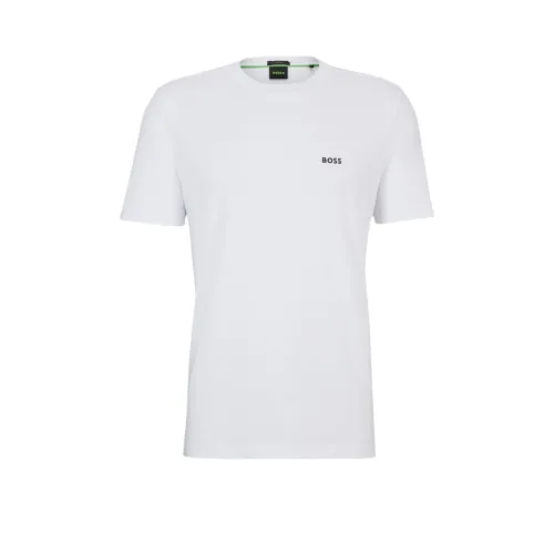 Hugo Boss Белая Мужская T-Рубашка
