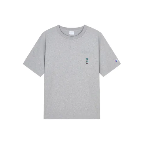 Чемпион Короткий рукав T-рубашки унисекс версия для Японии