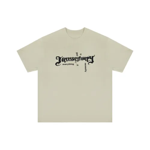 Necessity Finery Экрю Унисекс Т-рубашки