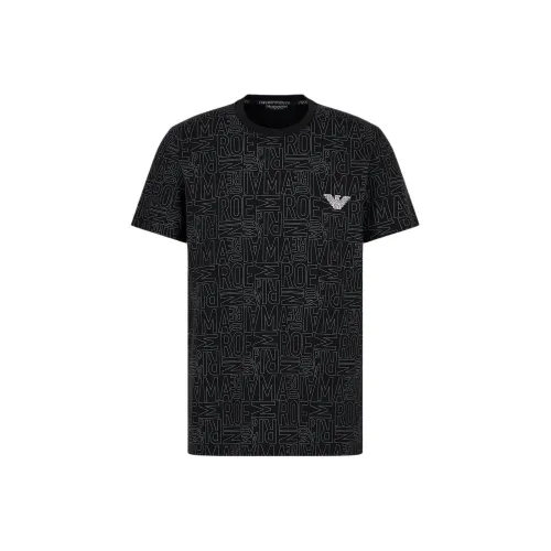 EMPORIO ARMANI SS24 T Рубашка Мужская Черная