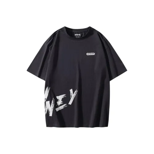 OUTDOOR PRODUCTS Рукав с оборванным плечом T-рубашка Мужская Черная