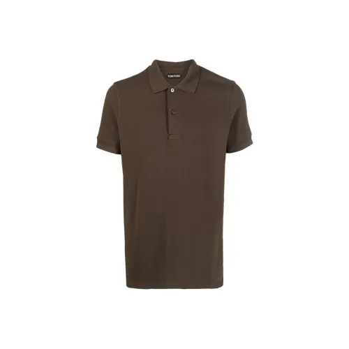 TOM FORD Коричневые Мужские T-рубашки