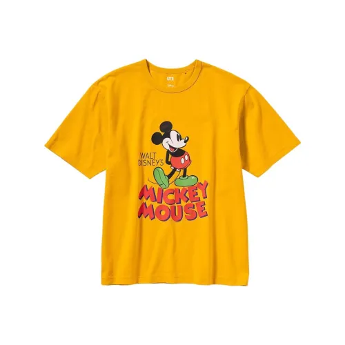 UNIQLO Лимонно-желтая унисекс футболка