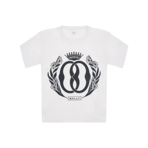 BALLY Белая Мужская T-Рубашка