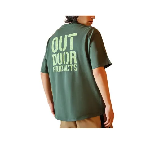OUTDOOR PRODUCTS Микроволновая Зеленая Унисекс Рубашка T