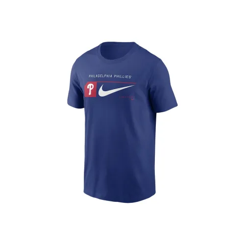Nike Philadelphia Phillies Команда Swoosh LOCKUP T-Shirt Мужской Синий