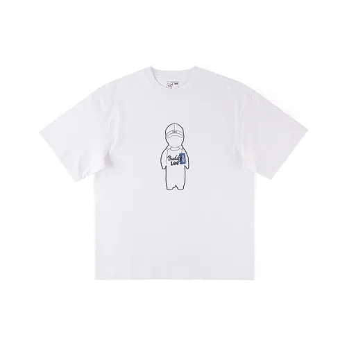 Lee Белая Унисекс Футболка