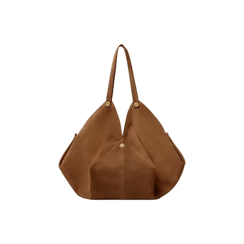 FANSIZHE Protea Телячья кожа Сумка через плечо Большая Женская Коричневая