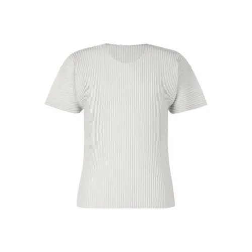 ISSEY MIYAKE Светло-серые мужские футболки T