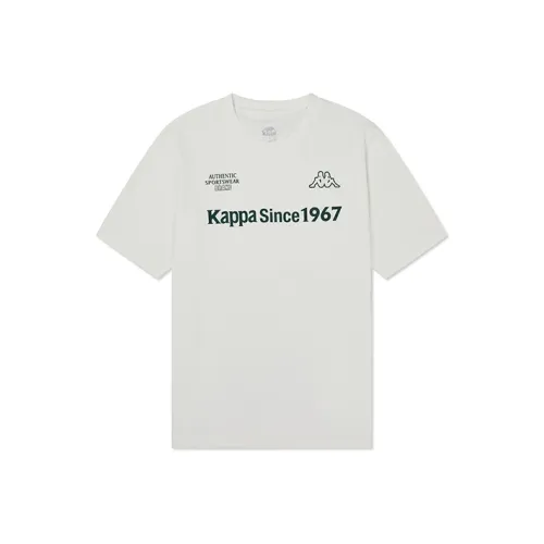 KAPPA 1916 Series Корейский Белый 012 Мужская T-Рубашка