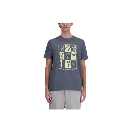 New Balance T-Shirt Мужской Slate Gray