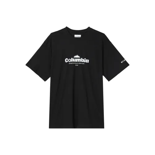 Columbia Черная Унисекс Футболка
