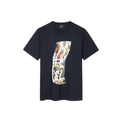 Paul Smith Темно-синие мужские футболки