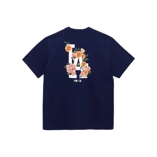 New Era Синий Унисекс Футболка