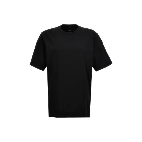 Fendi Черные Мужские T-Рубашки