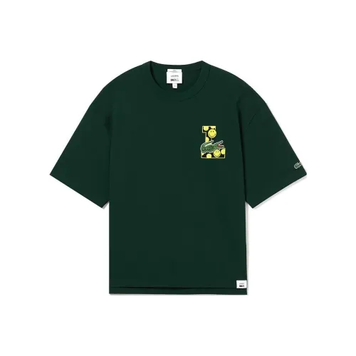 LACOSTE x Smiley FW23 T-Shirt Унисекс Темно-зеленый