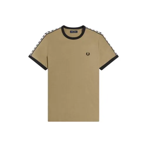 FRED PERRY SS24 T Рубашка Мужская Шалфейно-Зеленая
