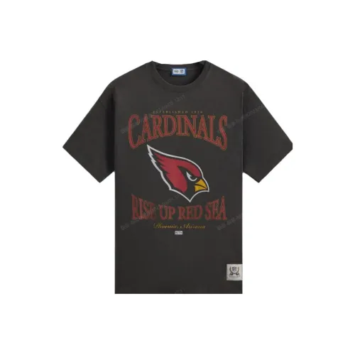 Kith X NFL FW23 Co Branded SERIES Черные Унисекс Футболки