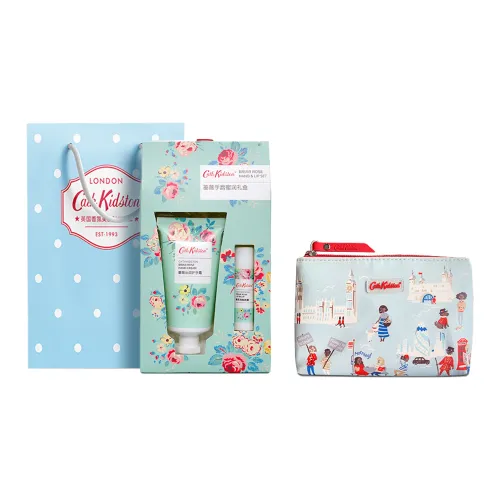 Cath Kidston Hand и LIP Мед Увлажняющий Набор Коробка для Ухода Hydrating Ароматический 50мл+4г+Сумка для Макияжа