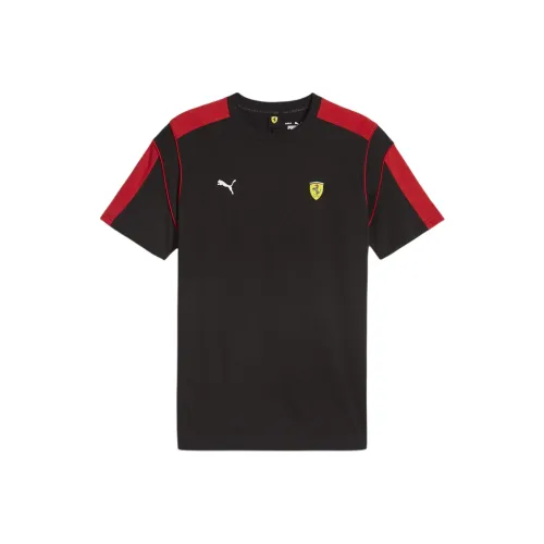 PUMA Ferrari Мужская Черная Футболка