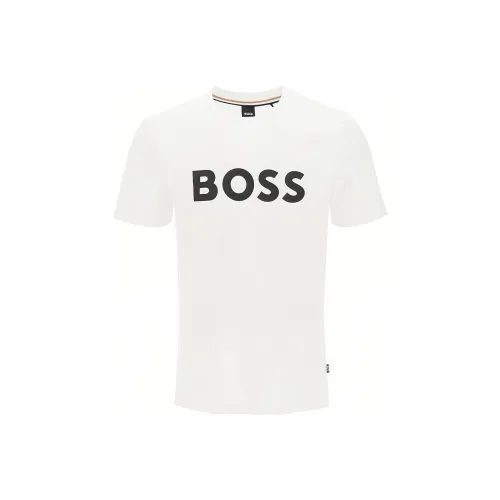 Hugo Boss Белые Мужские T-рубашки