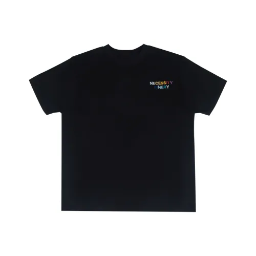 Necessity Finery Черная унисекс футболка