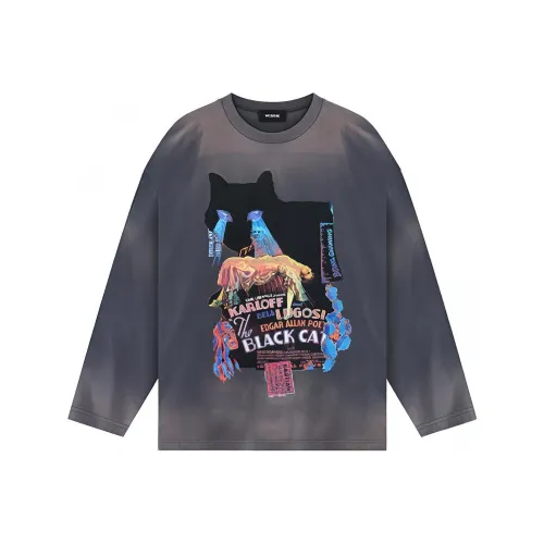 WE11DONE FW23 T-Shirt Унисекс Серый