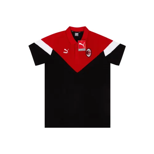 PUMA AC MILAN T Рубашка Мужская Красная Черная