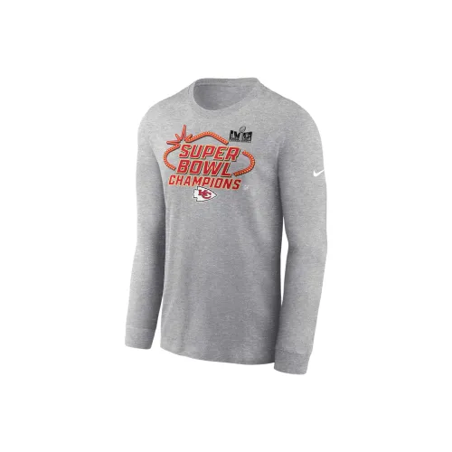 nike KANSAS CITY Chiefs Супер Боул LVIII Champions T-Shirt KANSAS CITY Chiefs Мужской Темно-Серый