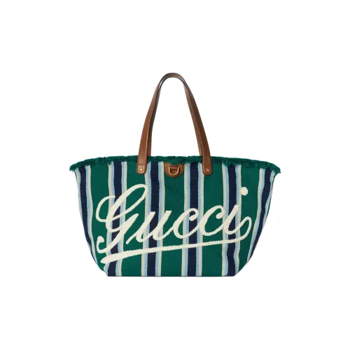 GUCCI Canvas Сумка Tote Bag Shopping Bag Handbag Shoulder Bag Large Men's Green