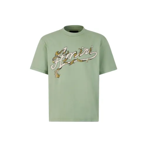 AMIRI Зеленые Мужские T-рубашки