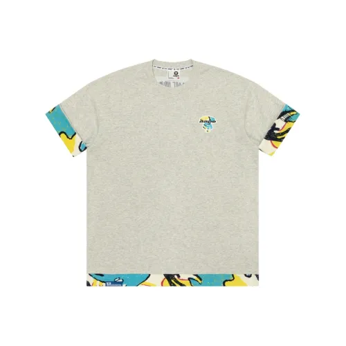 AAPE Серый WH2 Мужская T-Рубашка